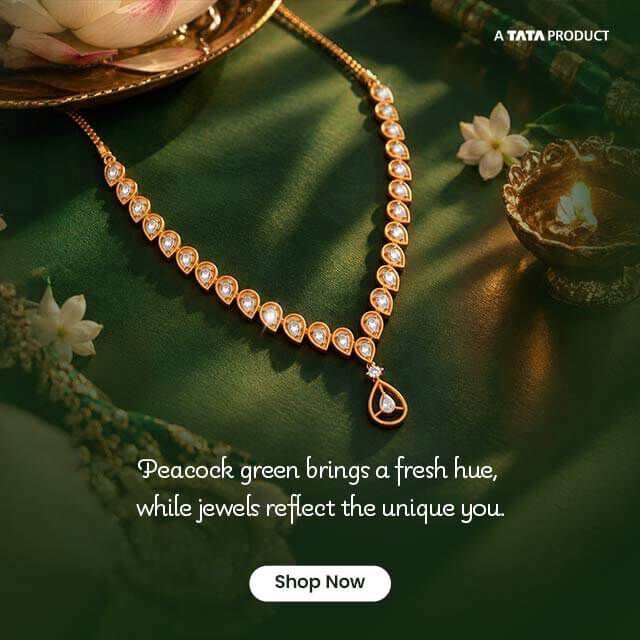 Navaratri Peacock green