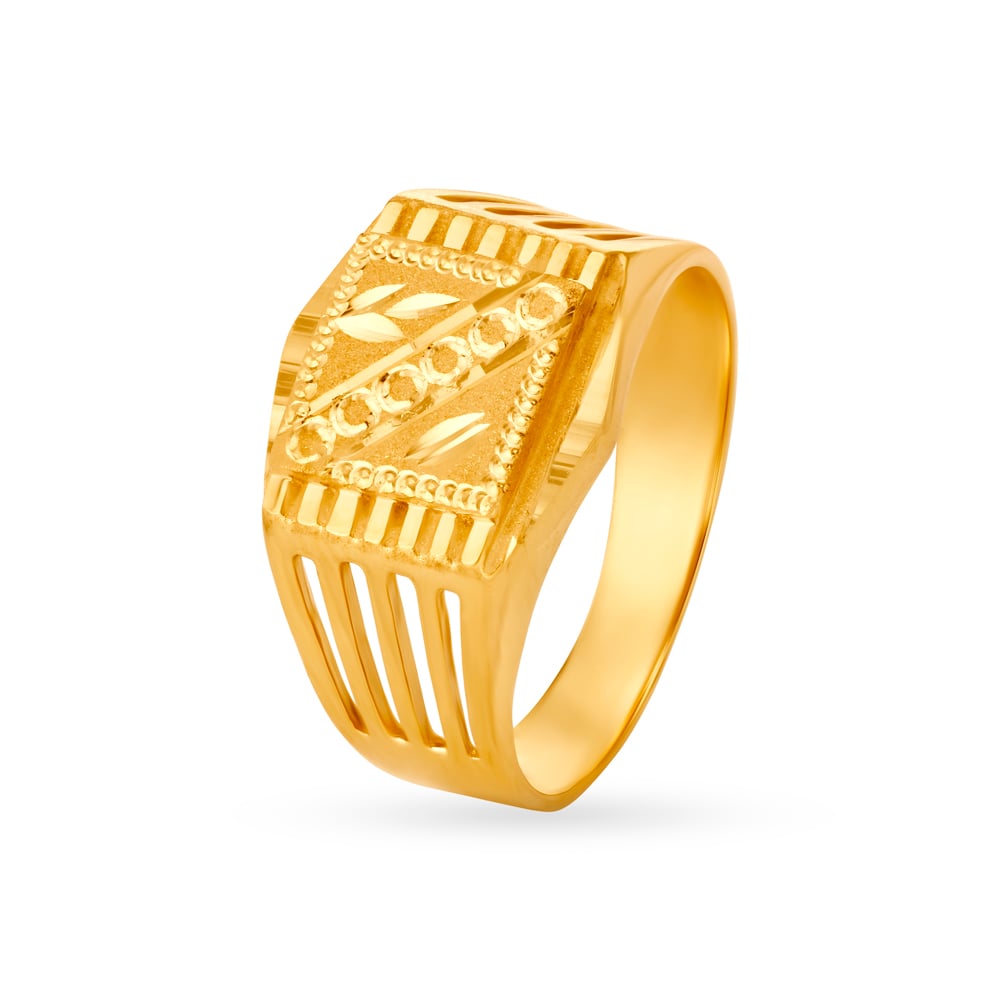Buy Stunning Gold Ring for Men at Best Price Tanishq Singapore Online Store