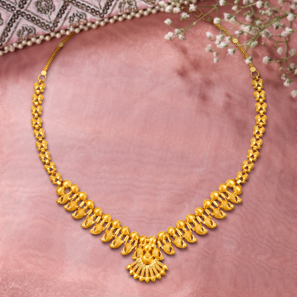 Buy Opulent Peacock Necklace Set at Best Price Tanishq Singapore